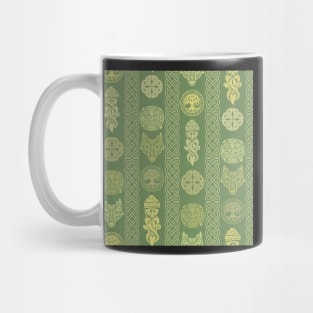Celtic Talismans Green Mug